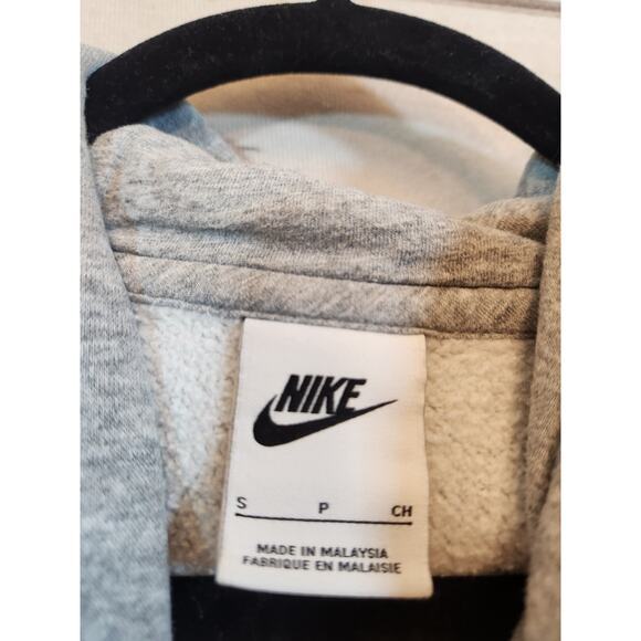 Nike Sportswear Womens Gray Solid Basic Long Sleeve Pullover Hoodie‎ Size Small - Picture 3 of 6